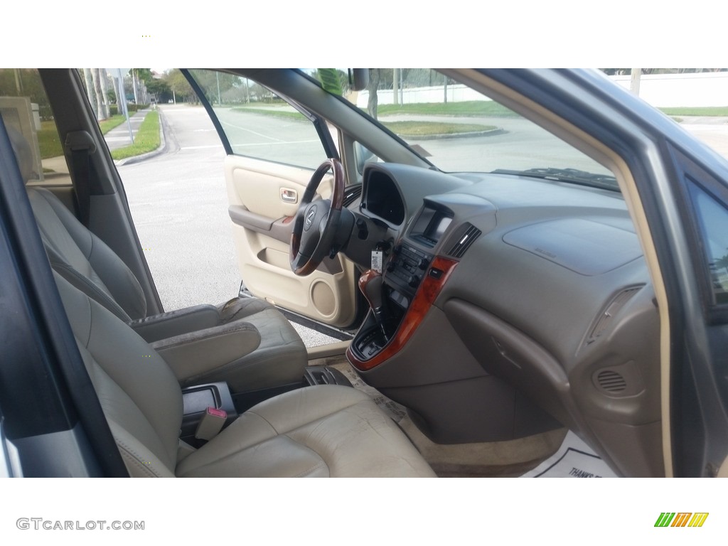 2001 RX 300 - Mineral Green Metallic / Ivory photo #20