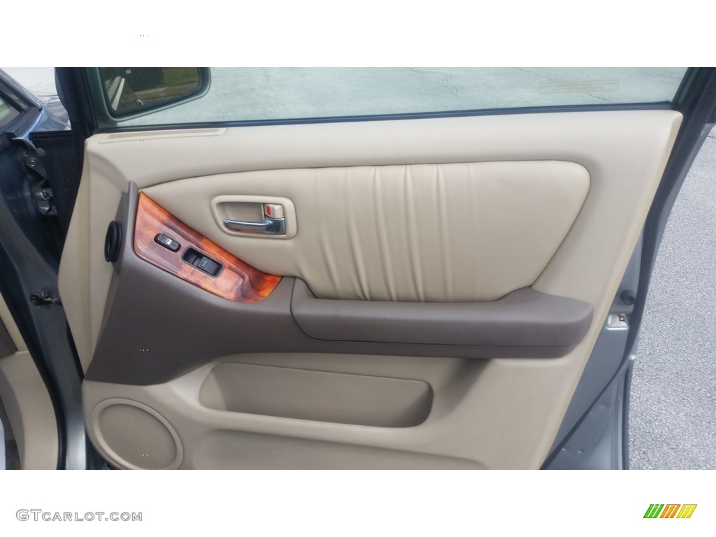 2001 RX 300 - Mineral Green Metallic / Ivory photo #21