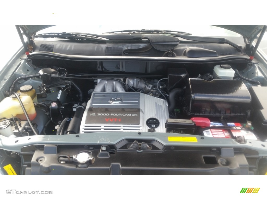 2001 RX 300 - Mineral Green Metallic / Ivory photo #22