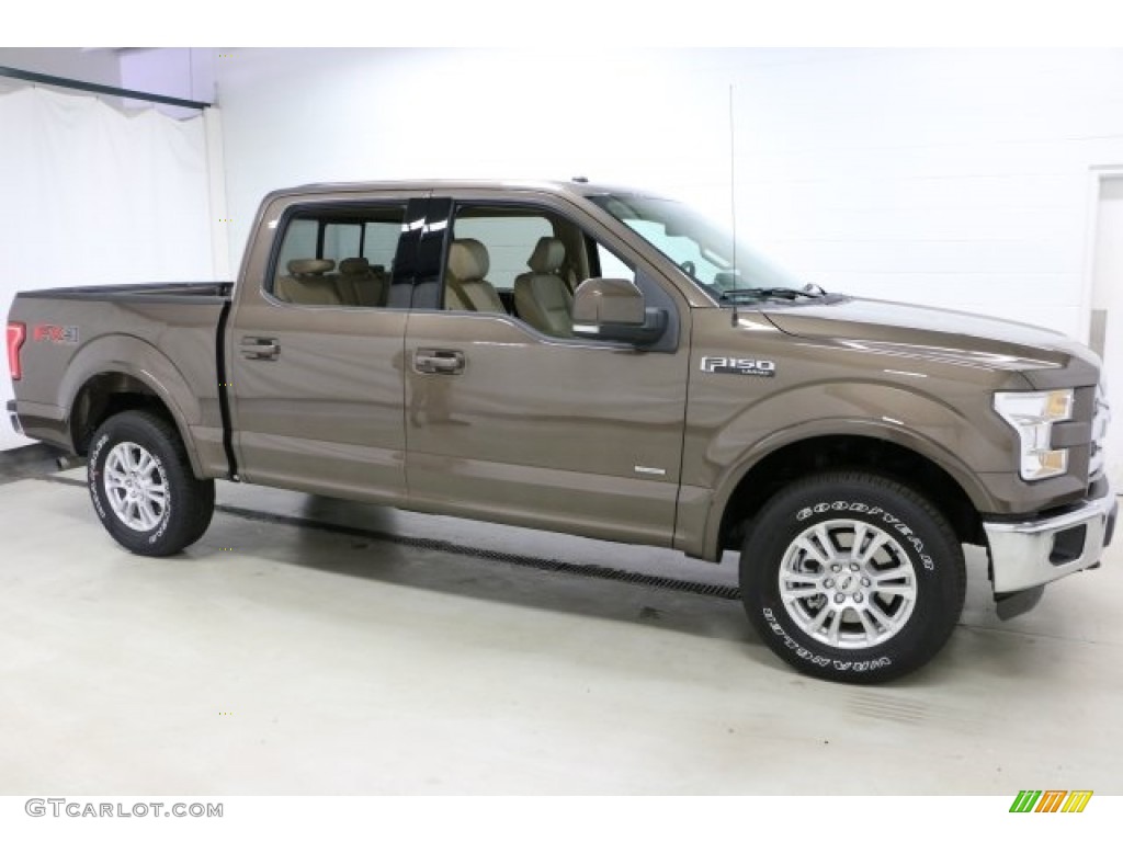 2016 F150 Lariat SuperCrew 4x4 - Caribou / Medium Light Camel photo #1