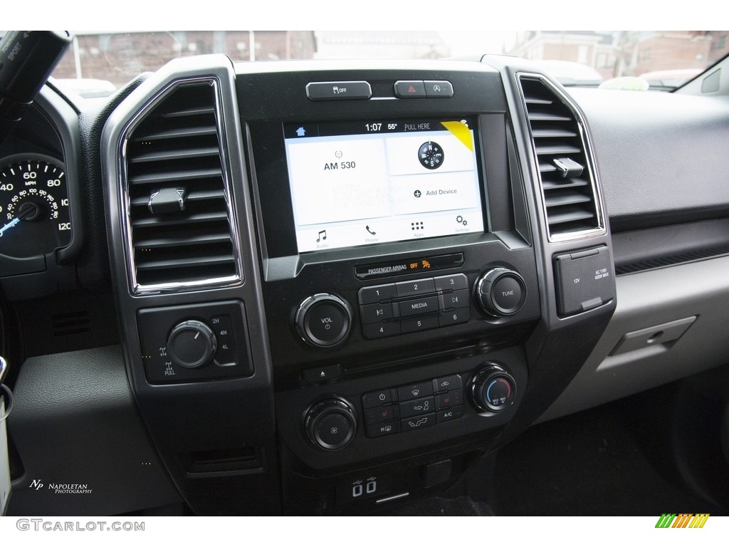 2016 F150 XLT SuperCab 4x4 - Oxford White / Medium Earth Gray photo #15