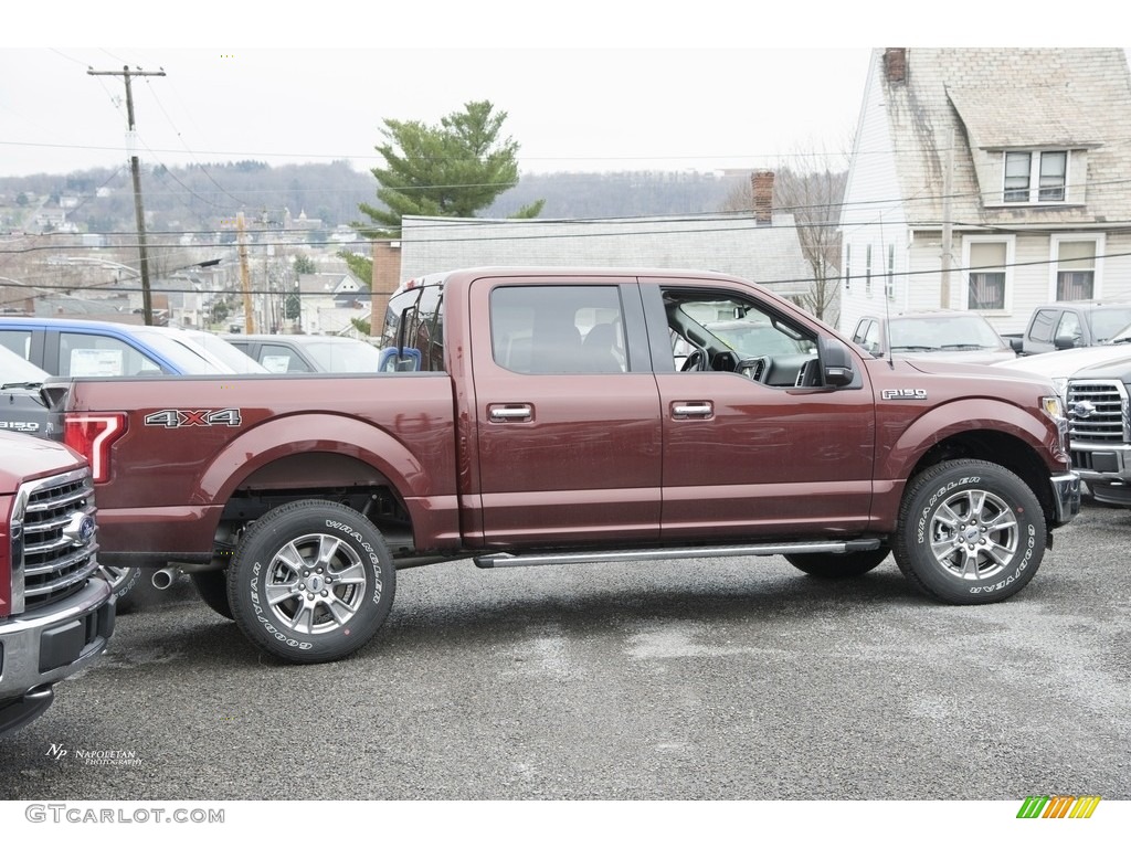 2016 F150 XLT SuperCrew 4x4 - Bronze Fire / Medium Earth Gray photo #3