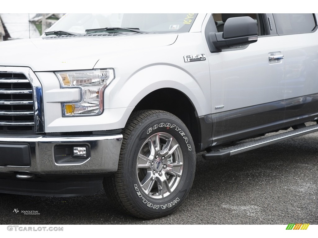 2016 F150 XLT SuperCrew 4x4 - Ingot Silver / Medium Earth Gray photo #2