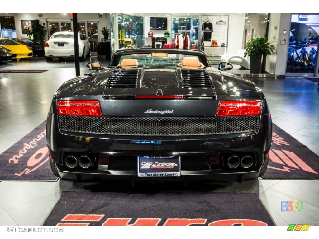 2010 Gallardo LP560-4 Spyder - Nero Noctis (Black) / Marrone Janus photo #5