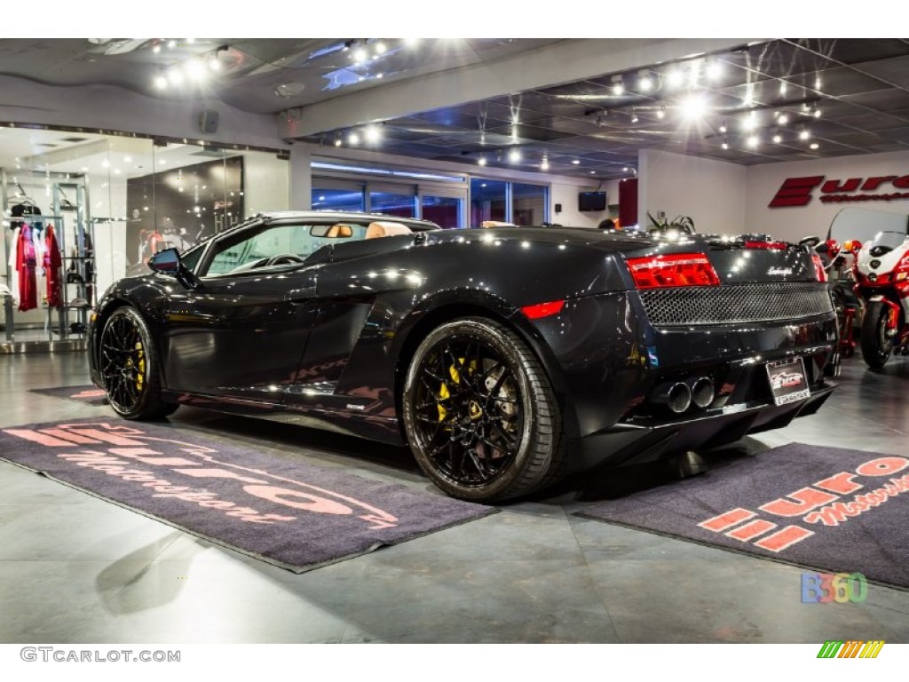 2010 Gallardo LP560-4 Spyder - Nero Noctis (Black) / Marrone Janus photo #9