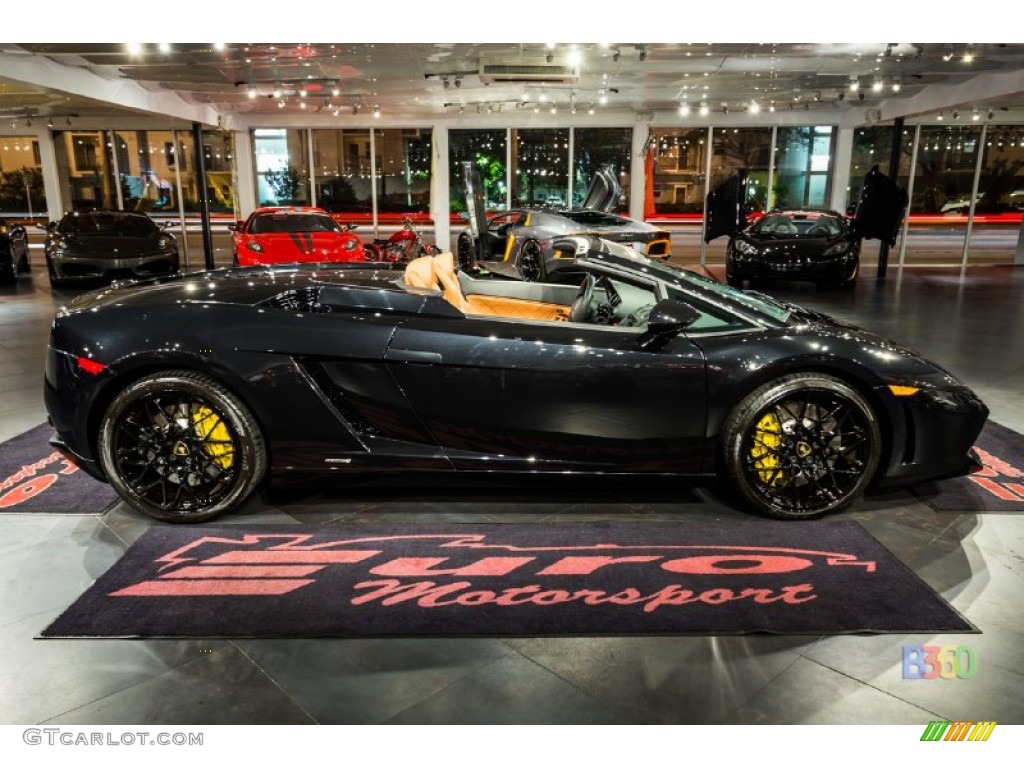 2010 Gallardo LP560-4 Spyder - Nero Noctis (Black) / Marrone Janus photo #15