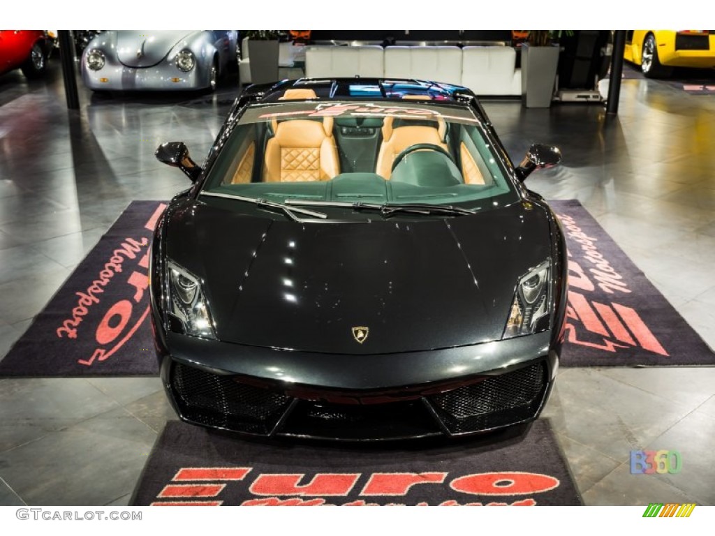 2010 Gallardo LP560-4 Spyder - Nero Noctis (Black) / Marrone Janus photo #19