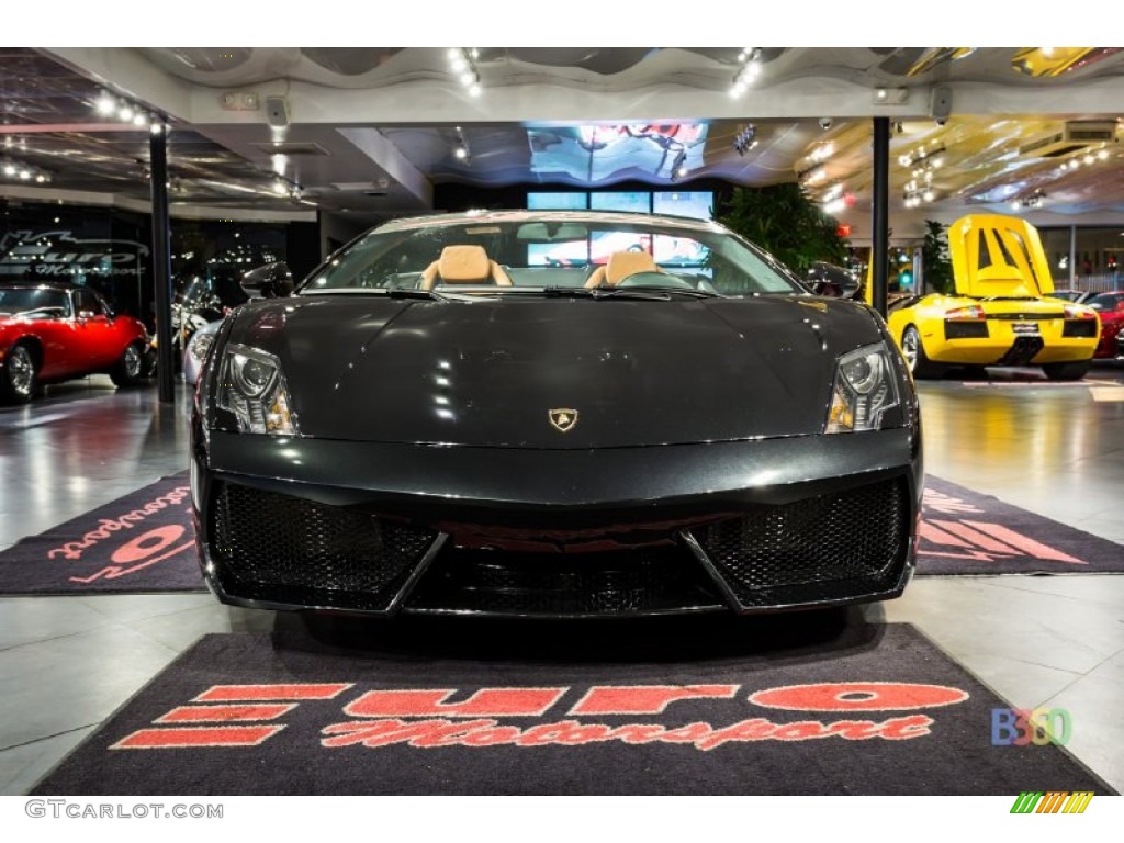 2010 Gallardo LP560-4 Spyder - Nero Noctis (Black) / Marrone Janus photo #20