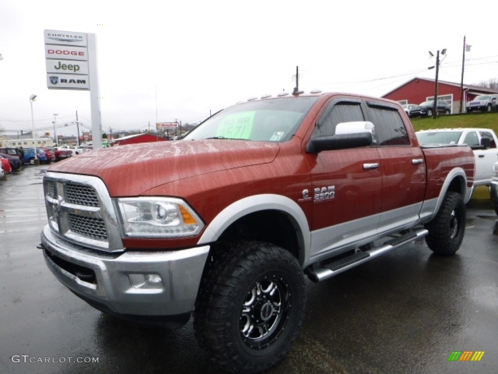 2013 2500 Laramie Crew Cab 4x4 - Copperhead Pearl / Black photo #1