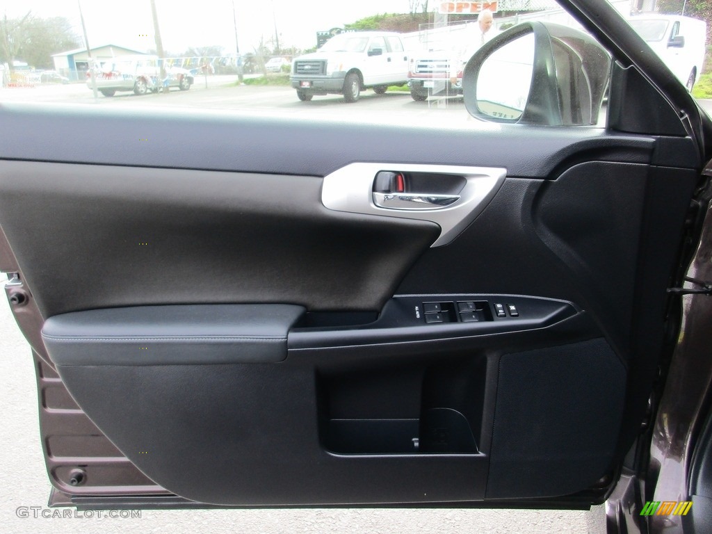 2011 CT 200h Hybrid Premium - Fire Agate Pearl / Black photo #9