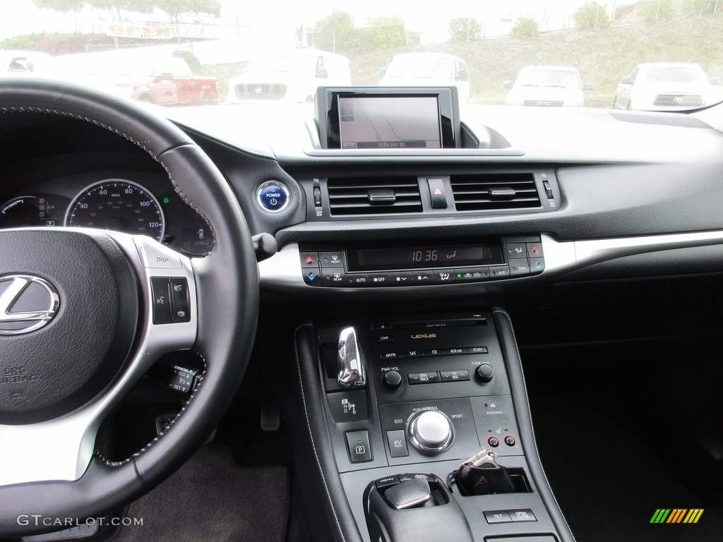 2011 CT 200h Hybrid Premium - Fire Agate Pearl / Black photo #14