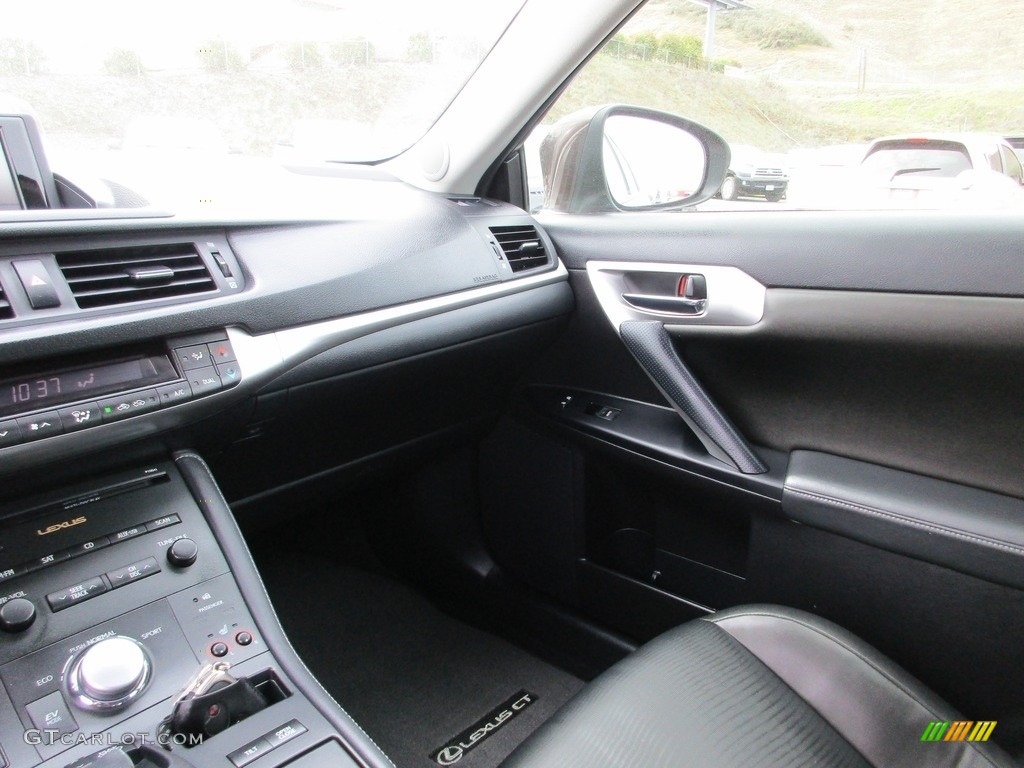 2011 CT 200h Hybrid Premium - Fire Agate Pearl / Black photo #15