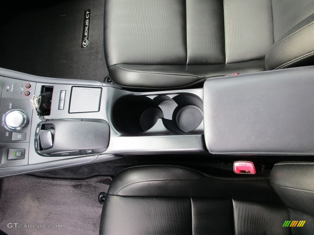 2011 CT 200h Hybrid Premium - Fire Agate Pearl / Black photo #18