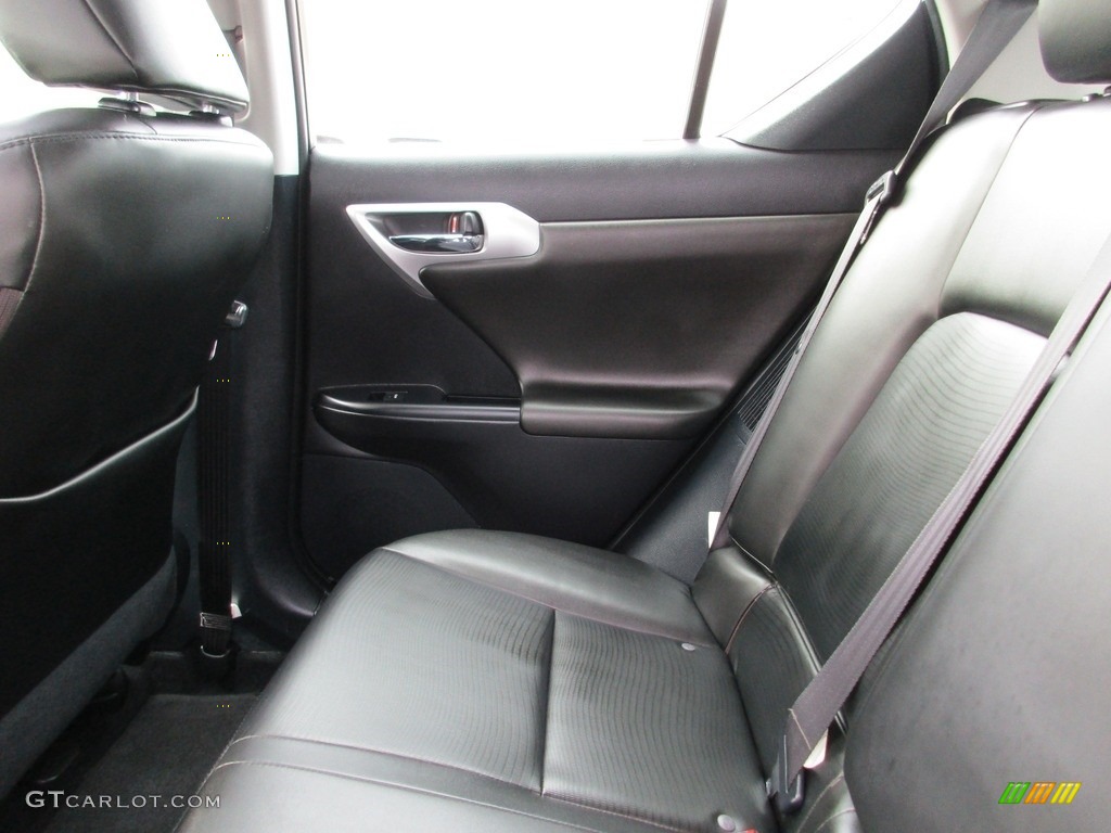 2011 CT 200h Hybrid Premium - Fire Agate Pearl / Black photo #20