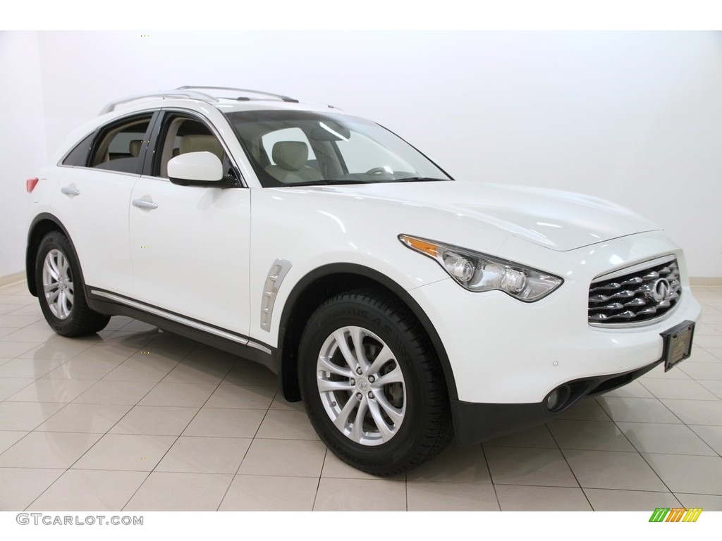 2011 FX 35 AWD - Moonlight White / Wheat photo #1