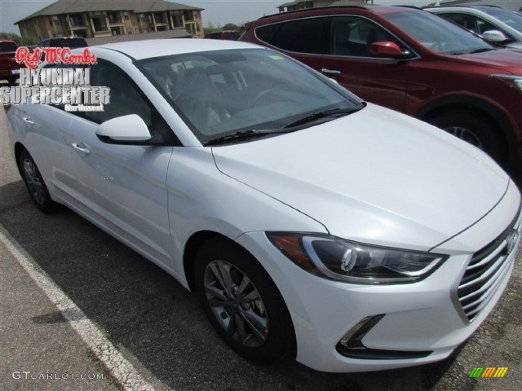 2017 Elantra SE - White / Beige photo #1