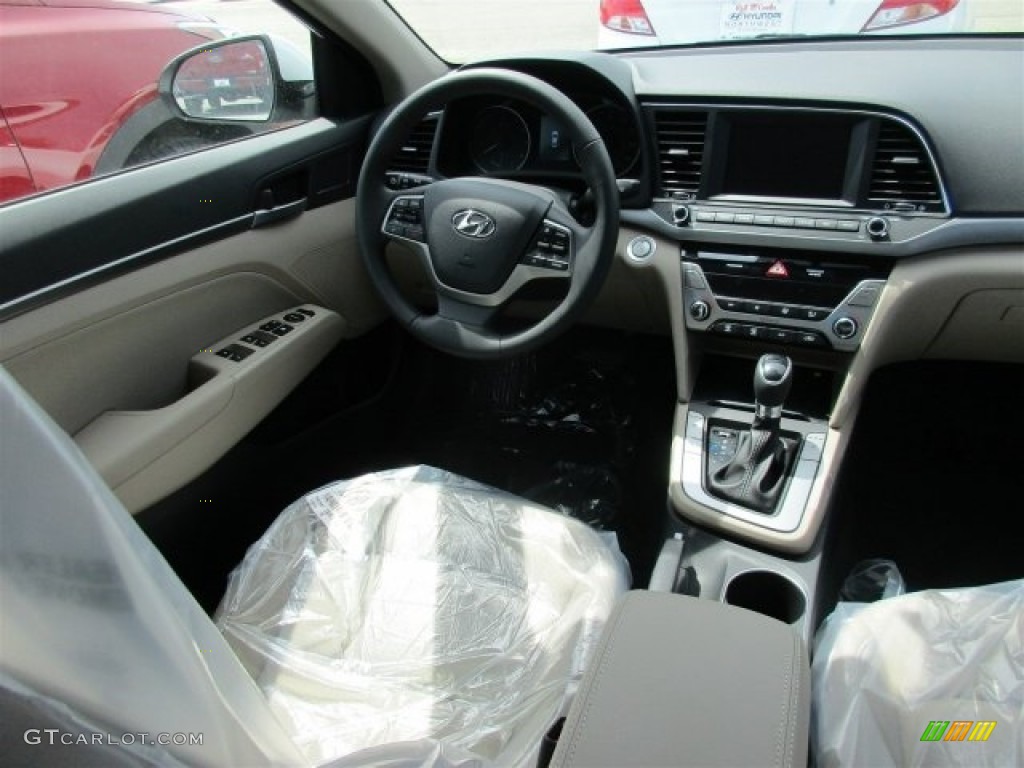 2017 Elantra SE - White / Beige photo #7