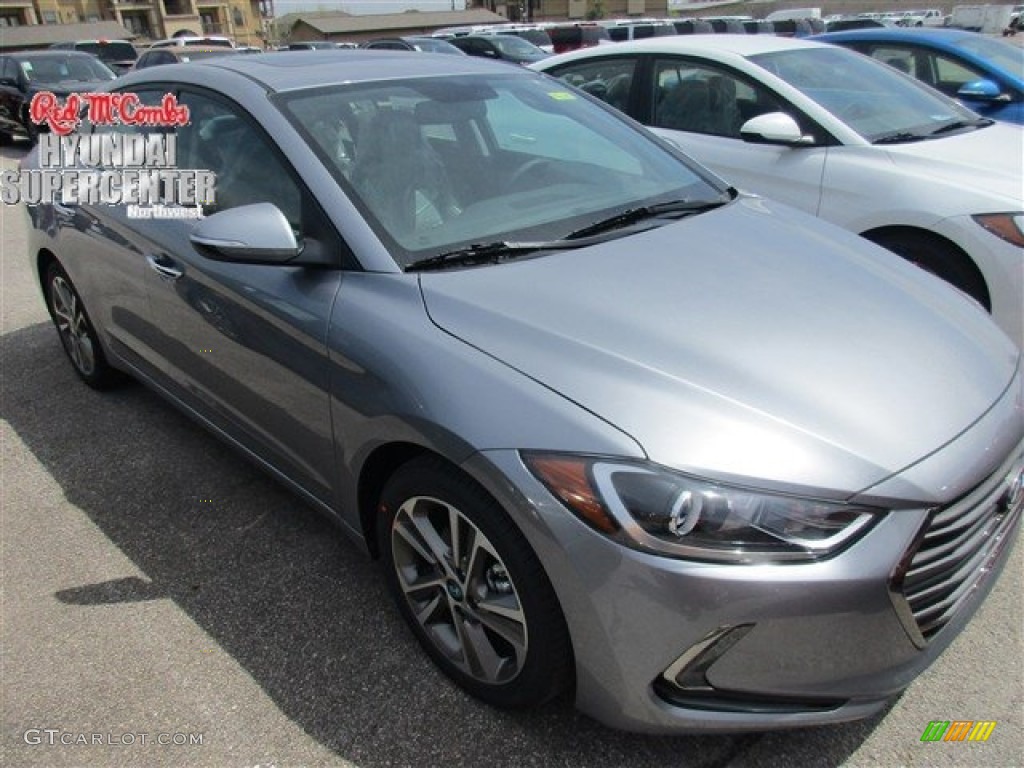 Gray Hyundai Elantra