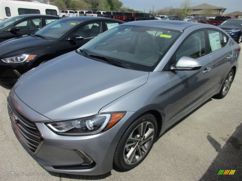 2017 Elantra Limited - Gray / Gray photo #2