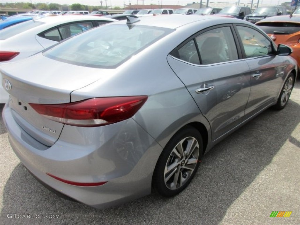 2017 Elantra Limited - Gray / Gray photo #7