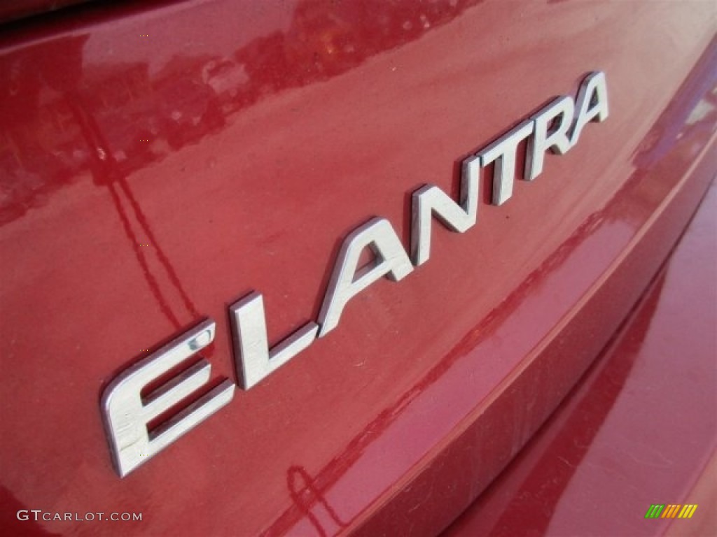 2017 Elantra Limited - Red / Gray photo #5