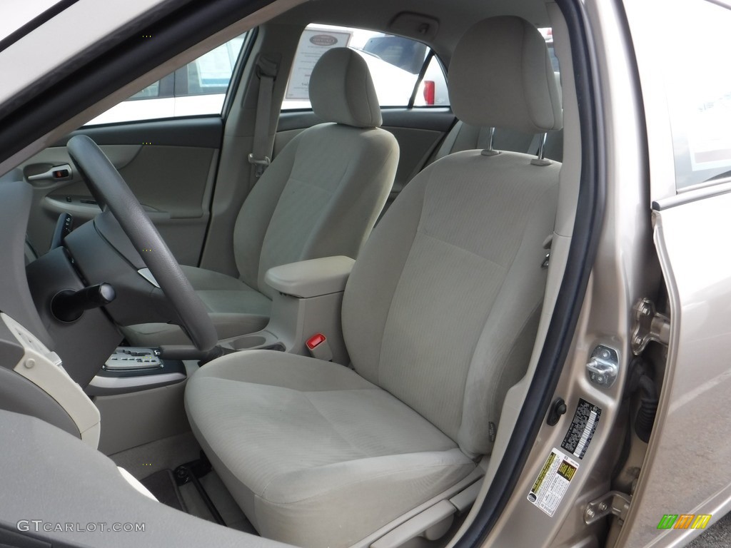 2010 Corolla LE - Desert Sand Metallic / Bisque photo #10