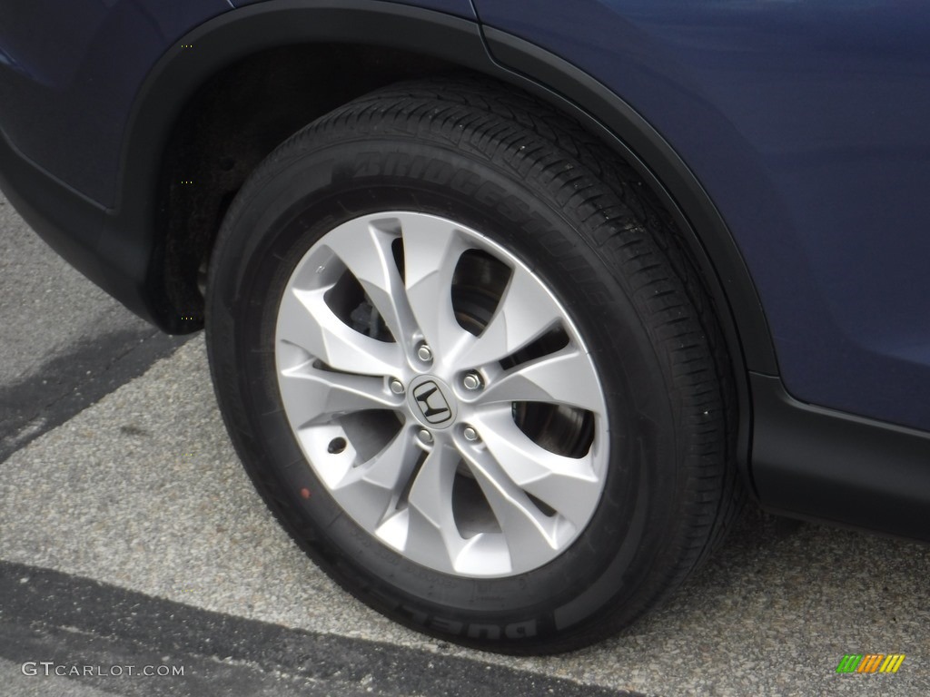 2014 CR-V EX AWD - Twilight Blue Metallic / Gray photo #3