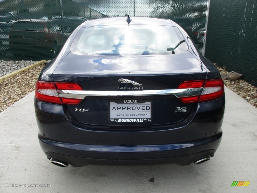 2015 XF 3.0 AWD - Dark Sapphire Metallic / Ivory/Truffle photo #10