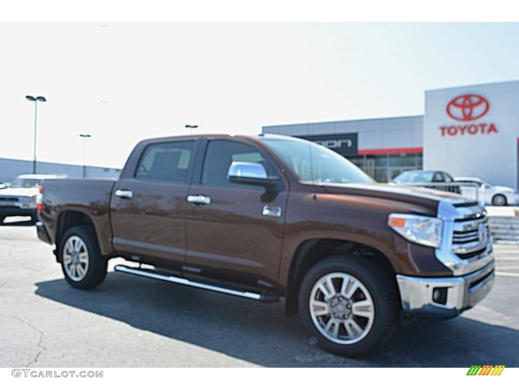 2016 Tundra 1794 CrewMax - Sunset Bronze Mica / 1794 Black/Brown photo #1