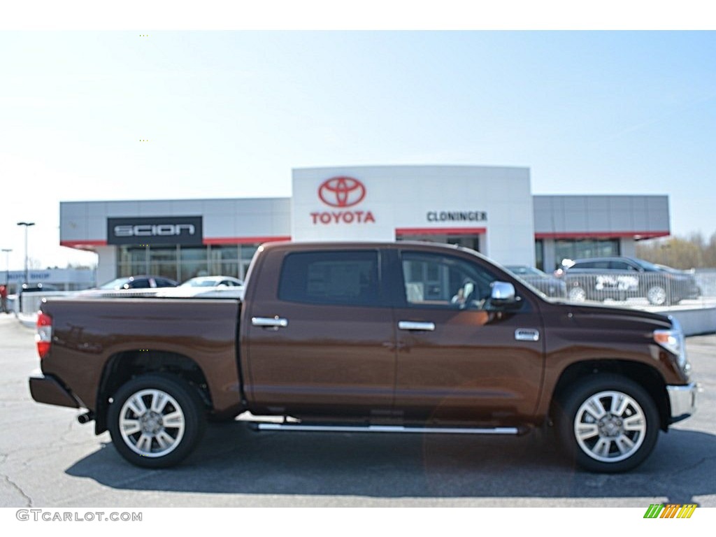 2016 Tundra 1794 CrewMax - Sunset Bronze Mica / 1794 Black/Brown photo #2