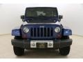 2009 Deep Water Blue Pearl Jeep Wrangler Unlimited Sahara 4x4  photo #2