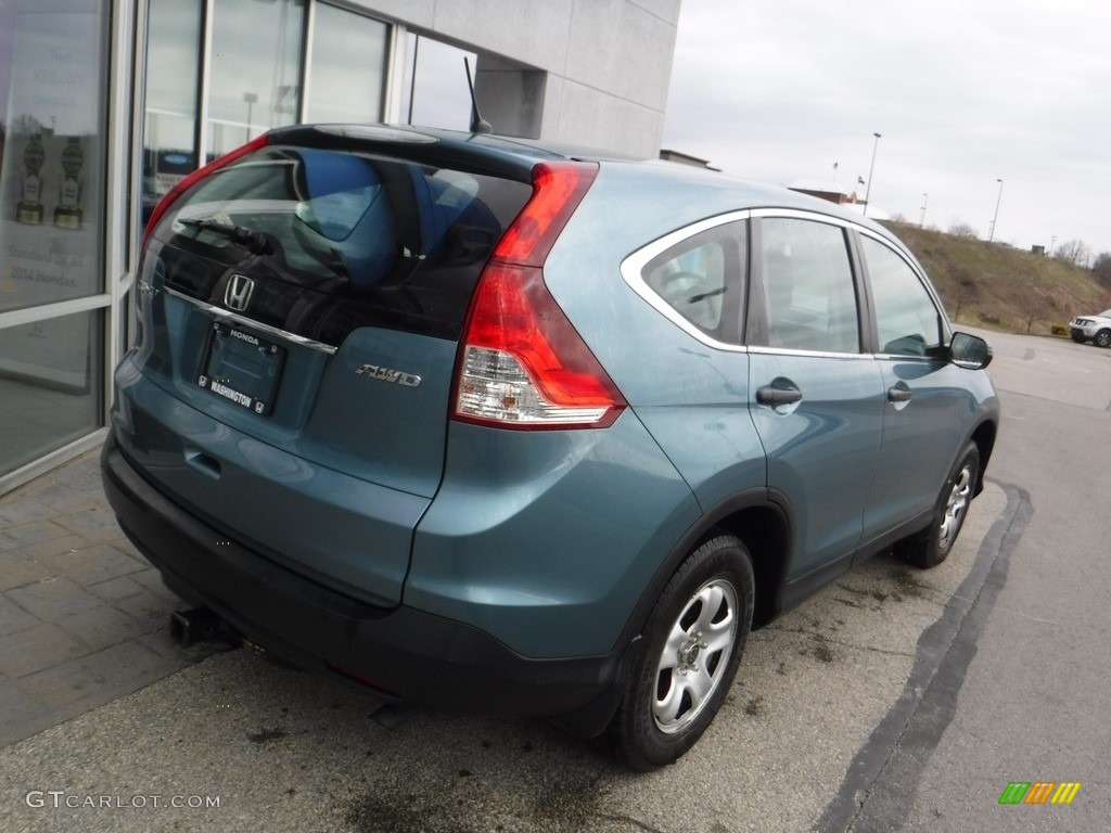 2013 CR-V LX AWD - Mountain Air Metallic / Black photo #9