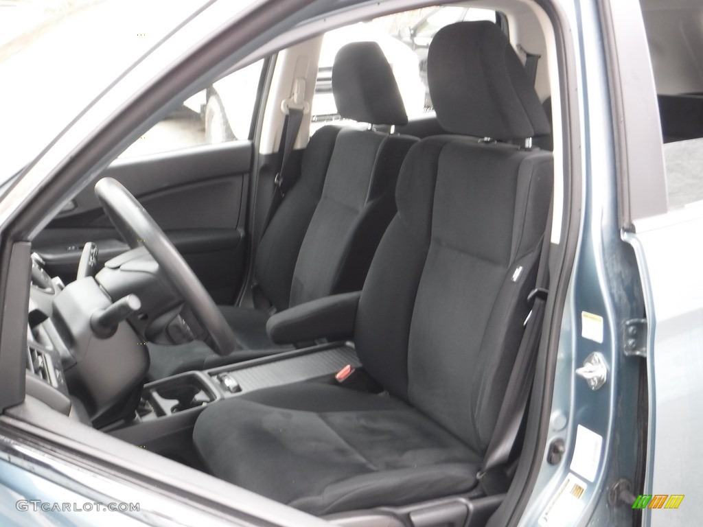 2013 CR-V LX AWD - Mountain Air Metallic / Black photo #13