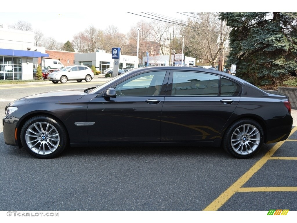 2015 7 Series 740Ld xDrive Sedan - Dark Graphite Metallic / Saddle/Black photo #5