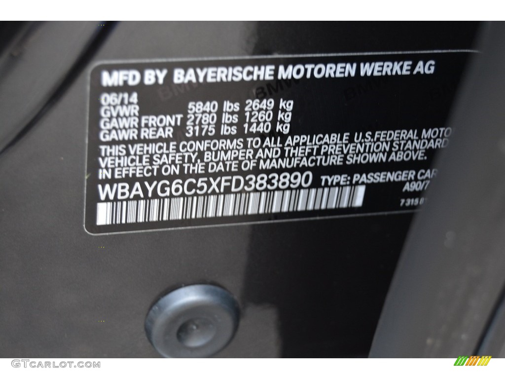 2015 7 Series 740Ld xDrive Sedan - Dark Graphite Metallic / Saddle/Black photo #34