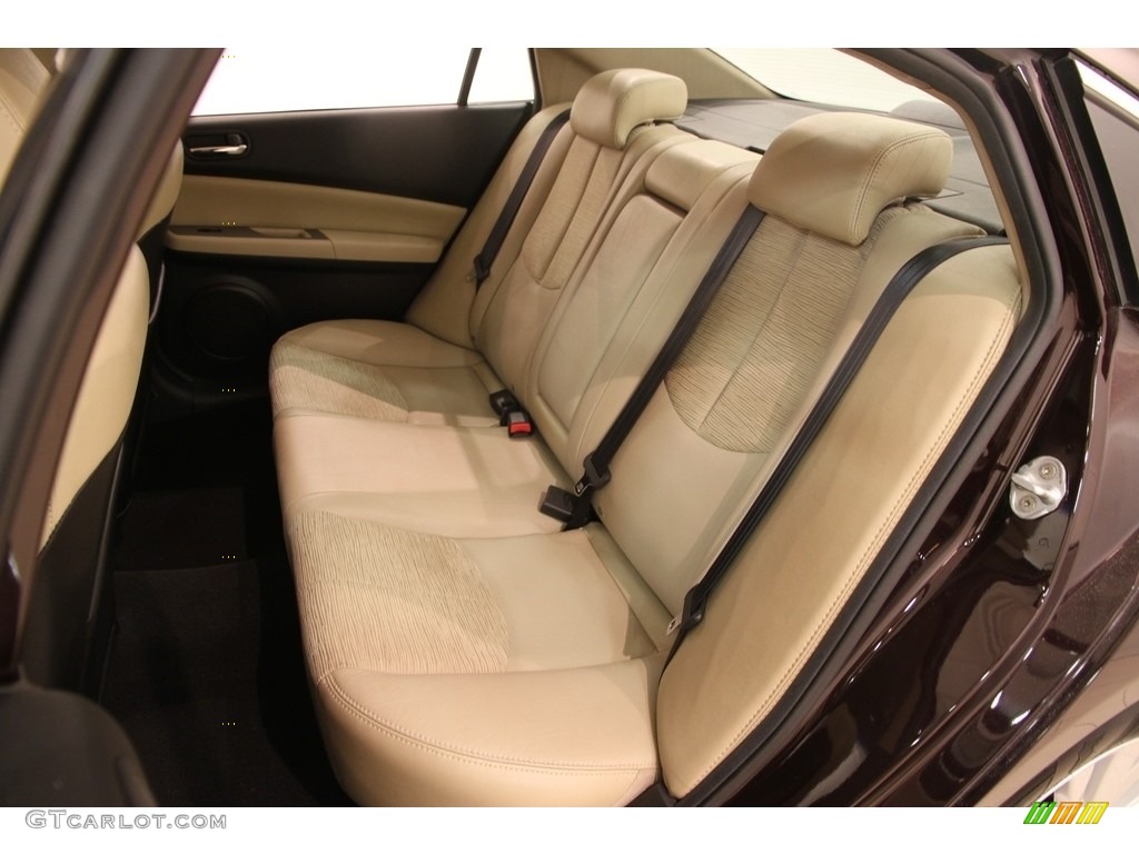 2009 MAZDA6 i Touring - Black Cherry Metallic / Beige photo #12