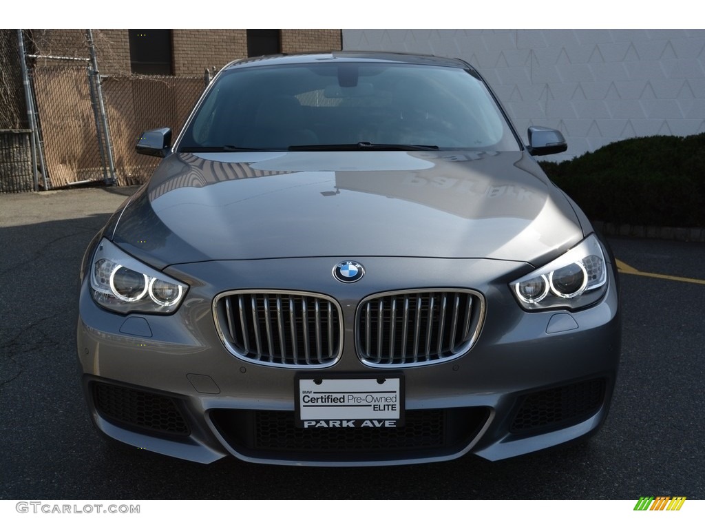 2016 5 Series 550i xDrive Gran Turismo - Mineral Grey Metallic / Black photo #7