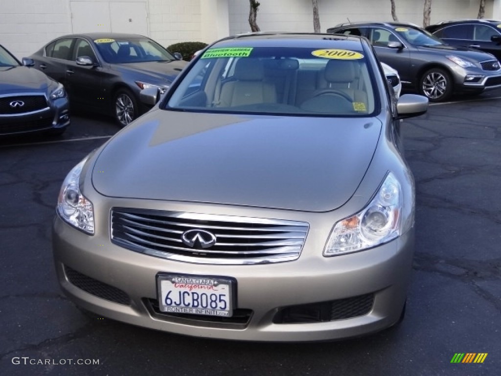 2009 G 37 Journey Sedan - Sahara Sandstone / Wheat photo #2