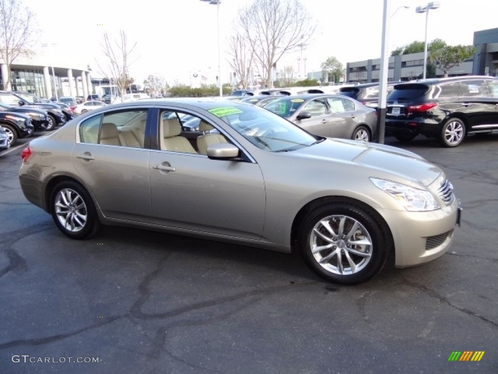 2009 G 37 Journey Sedan - Sahara Sandstone / Wheat photo #6