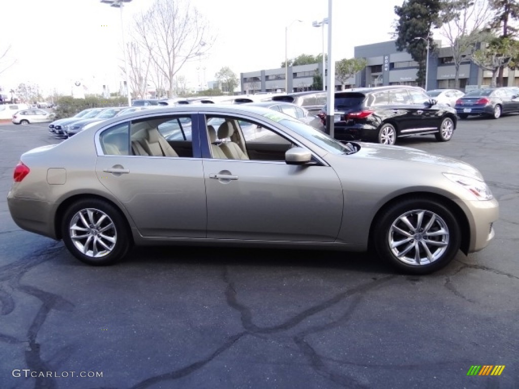 2009 G 37 Journey Sedan - Sahara Sandstone / Wheat photo #7