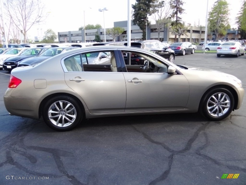 2009 G 37 Journey Sedan - Sahara Sandstone / Wheat photo #8