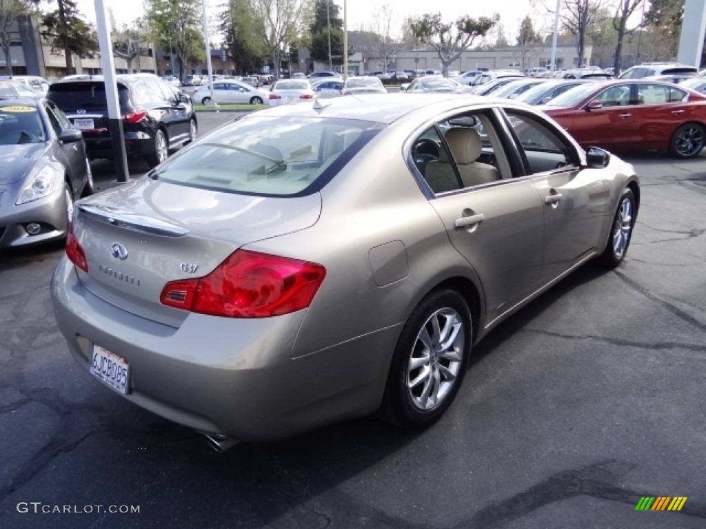 2009 G 37 Journey Sedan - Sahara Sandstone / Wheat photo #10