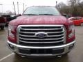 2016 Ruby Red Ford F150 XLT SuperCab 4x4  photo #7
