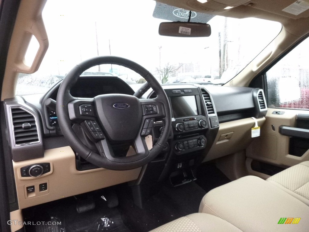 2016 F150 XLT SuperCab 4x4 - Ruby Red / Medium Light Camel photo #12