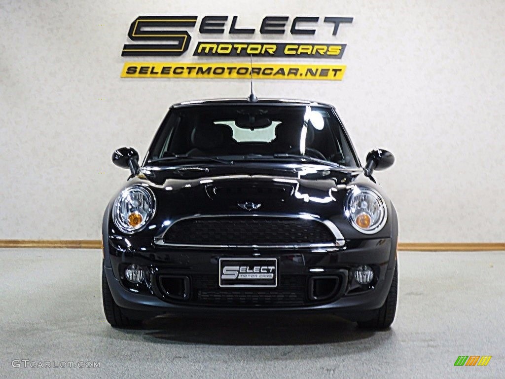 2013 Cooper S Convertible - Midnight Black Metallic / Carbon Black photo #2