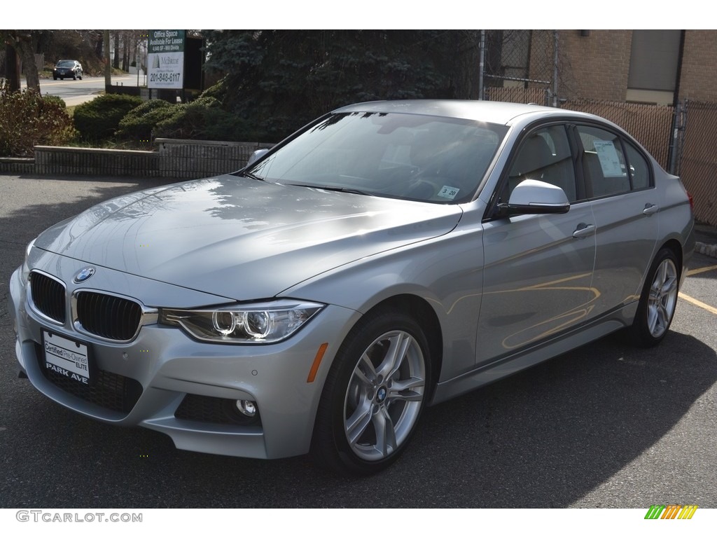 2015 3 Series 328i xDrive Sedan - Glacier Silver Metallic / Black photo #6
