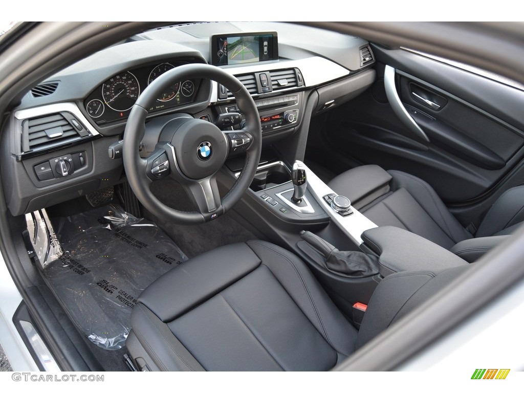 Black Interior 2015 BMW 3 Series 328i xDrive Sedan Photo #111576506