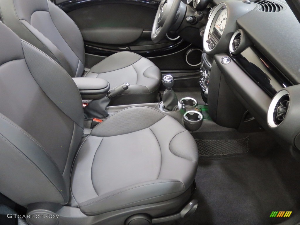 2013 Cooper S Convertible - Midnight Black Metallic / Carbon Black photo #12