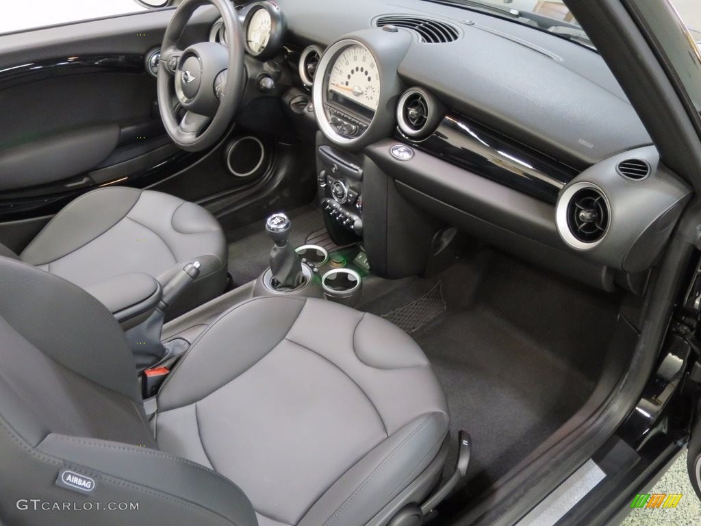 2013 Cooper S Convertible - Midnight Black Metallic / Carbon Black photo #13