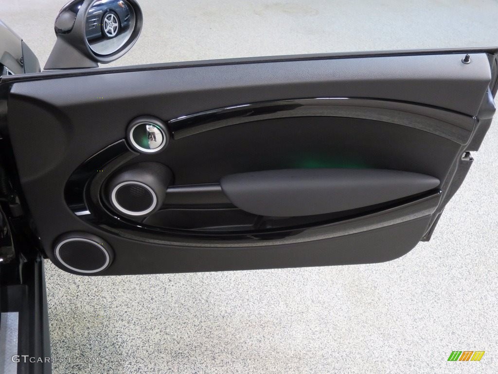 2013 Cooper S Convertible - Midnight Black Metallic / Carbon Black photo #16